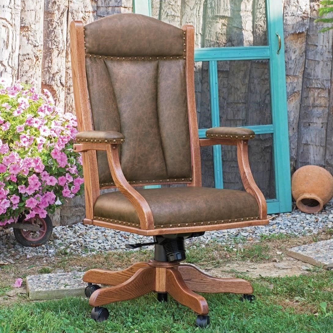 Buckeye Rockers Deck Chairs DC 55 Solid Wood Desk Chair with